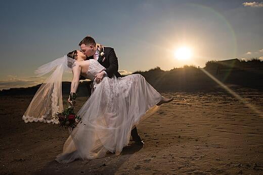 Sunset Wedding on the Jersey Shore