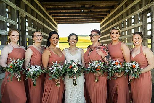 Outdoor wedding Olde Homestead